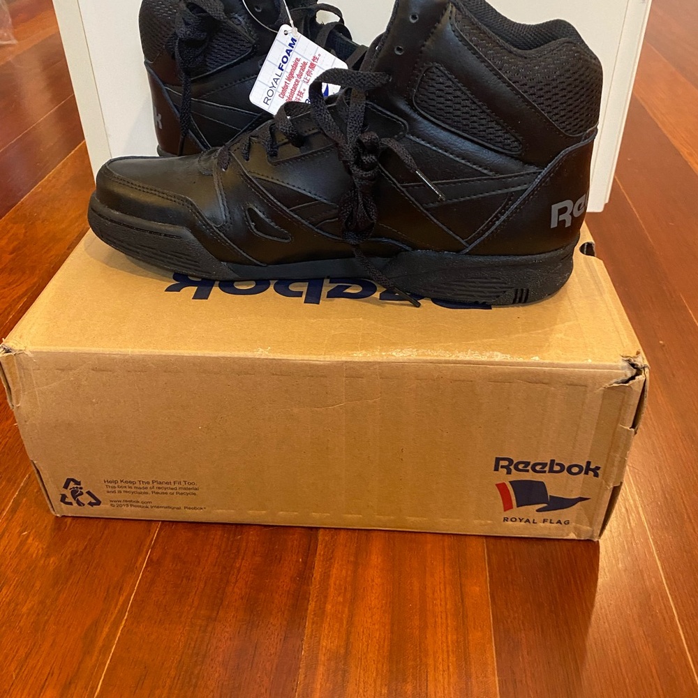 Reebok Men's Black High-Top Sneakers. 10.5. X wide NWT - Picture 2 of 9